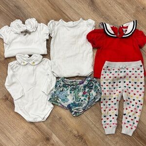 Janie and Jack size 6-12 mo bundle